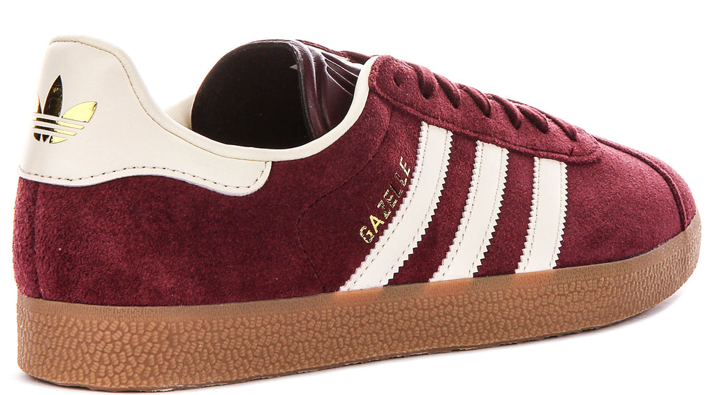 Adidas Gazelle In Maroon For Men