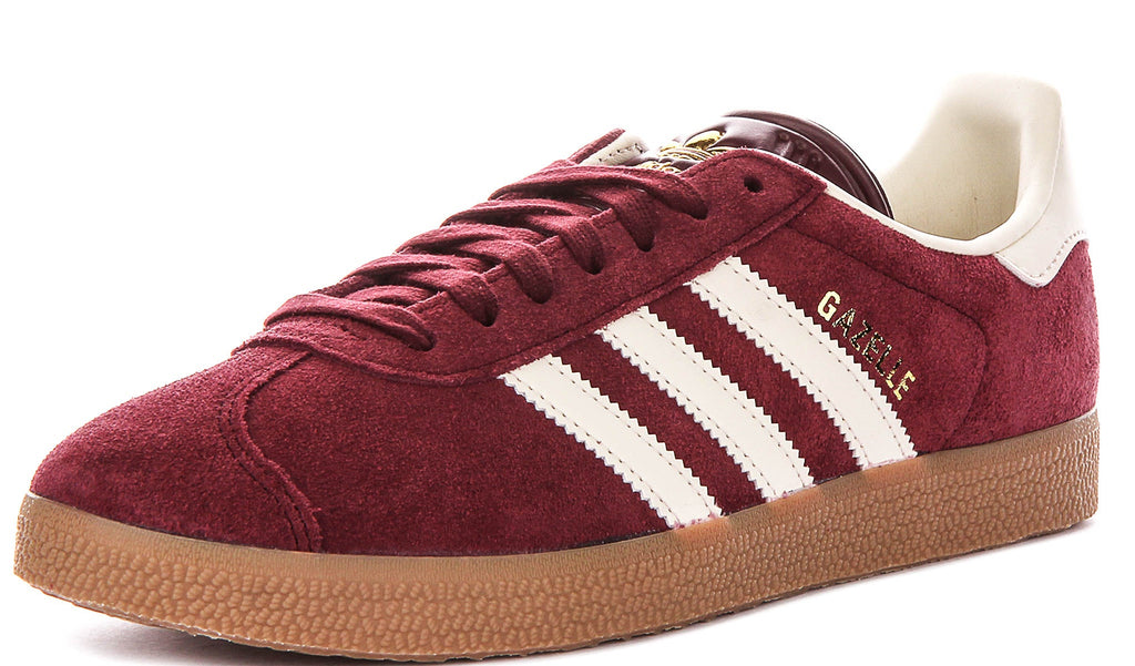 Adidas Gazelle In Maroon For Men