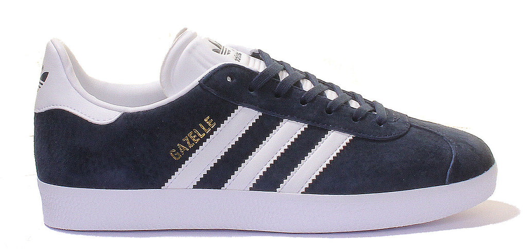 Adidas Gazelle Suede Trainers In Navy White