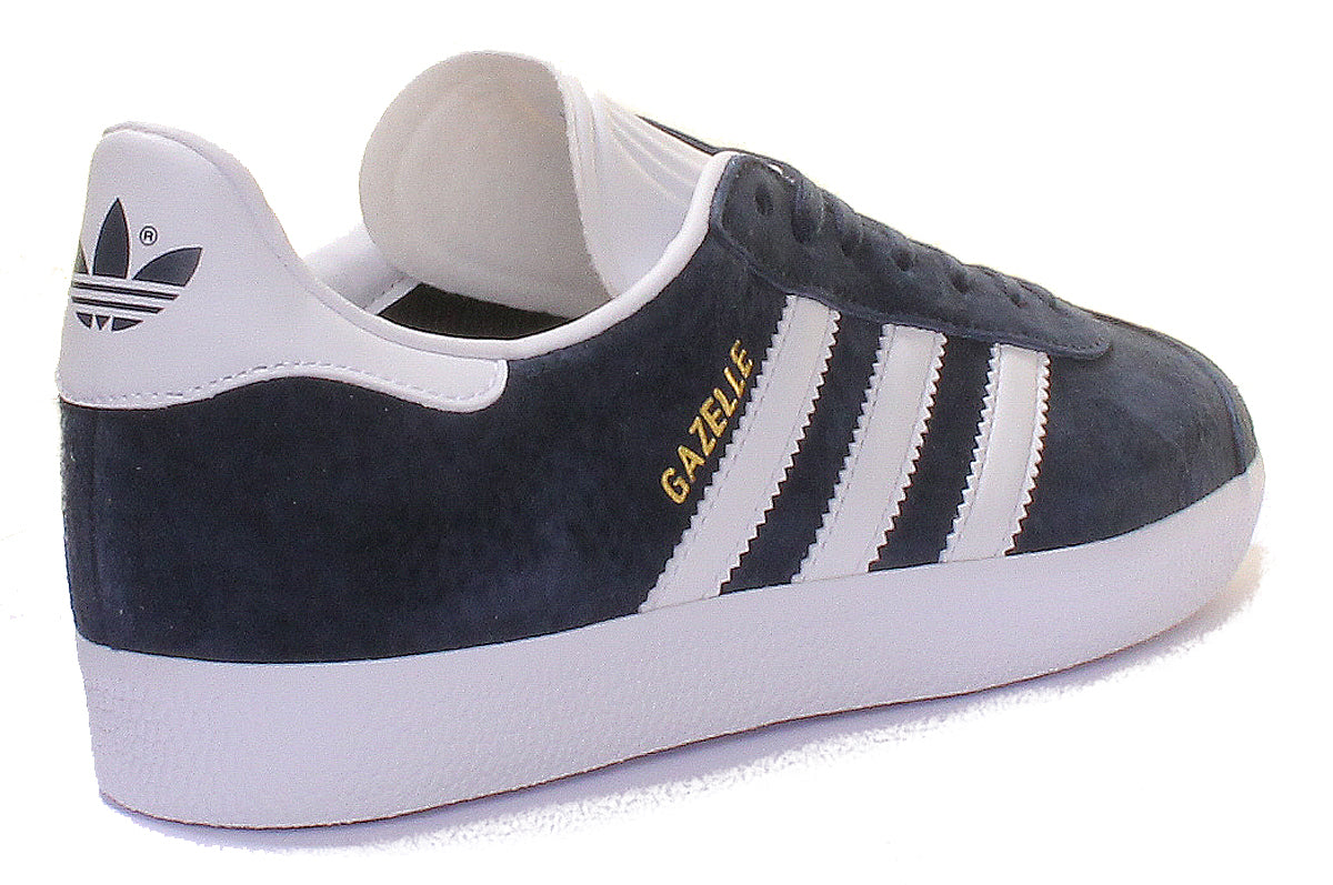 Adidas Gazelle Suede Trainers In Navy White