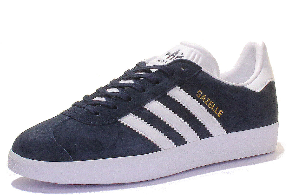 Adidas Gazelle Suede Trainers In Navy White