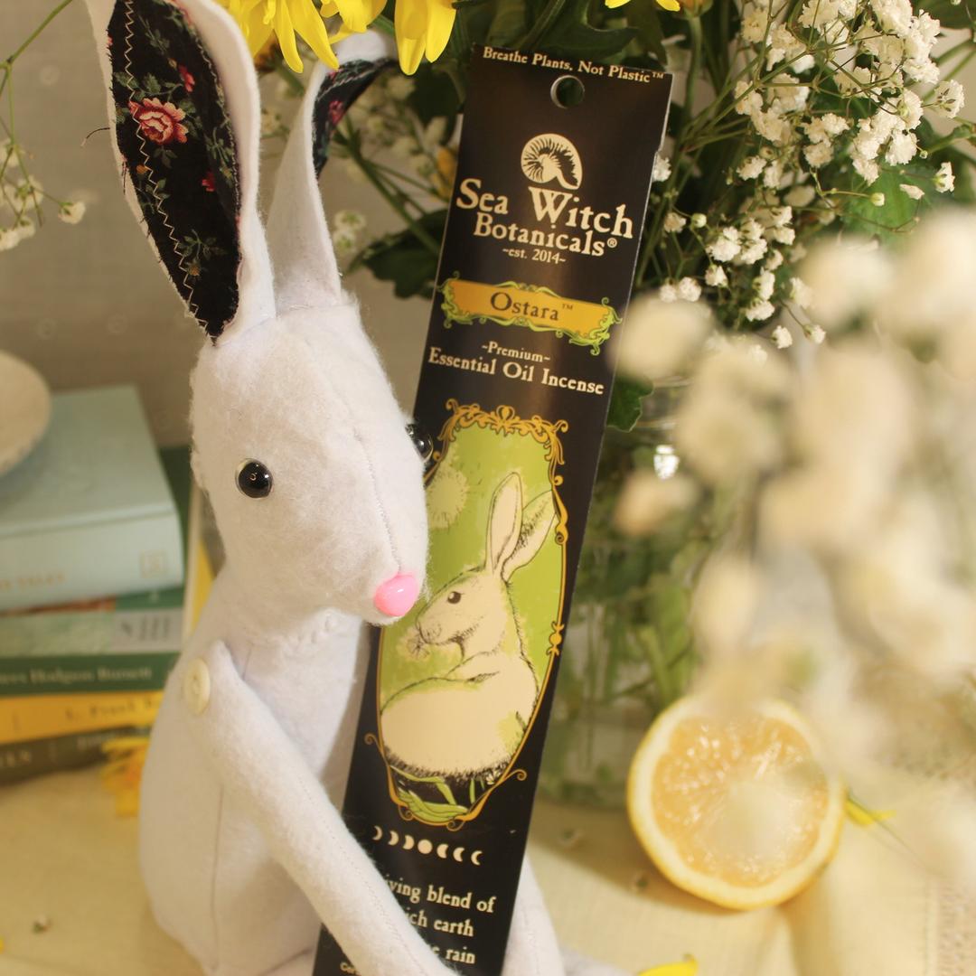 Ostara Incense: with All-Natural Camphor, Rose Geranium, Herbs, & Spices
