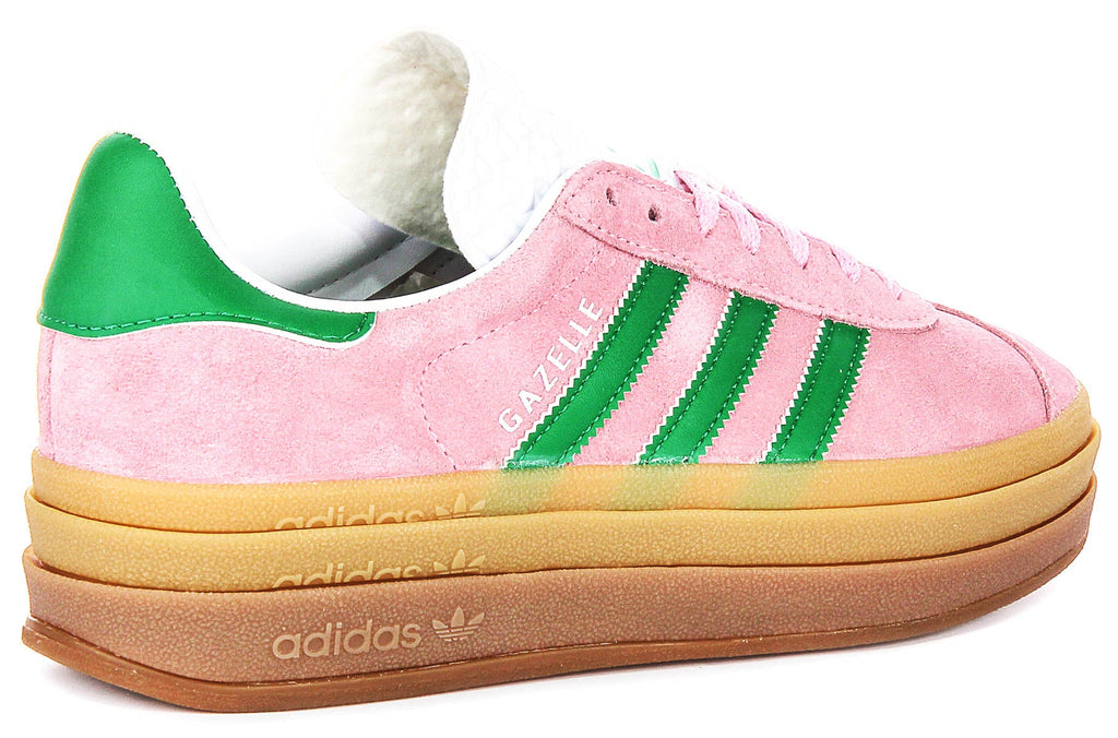 Adidas Gazelle Bold W In Pink White For Women