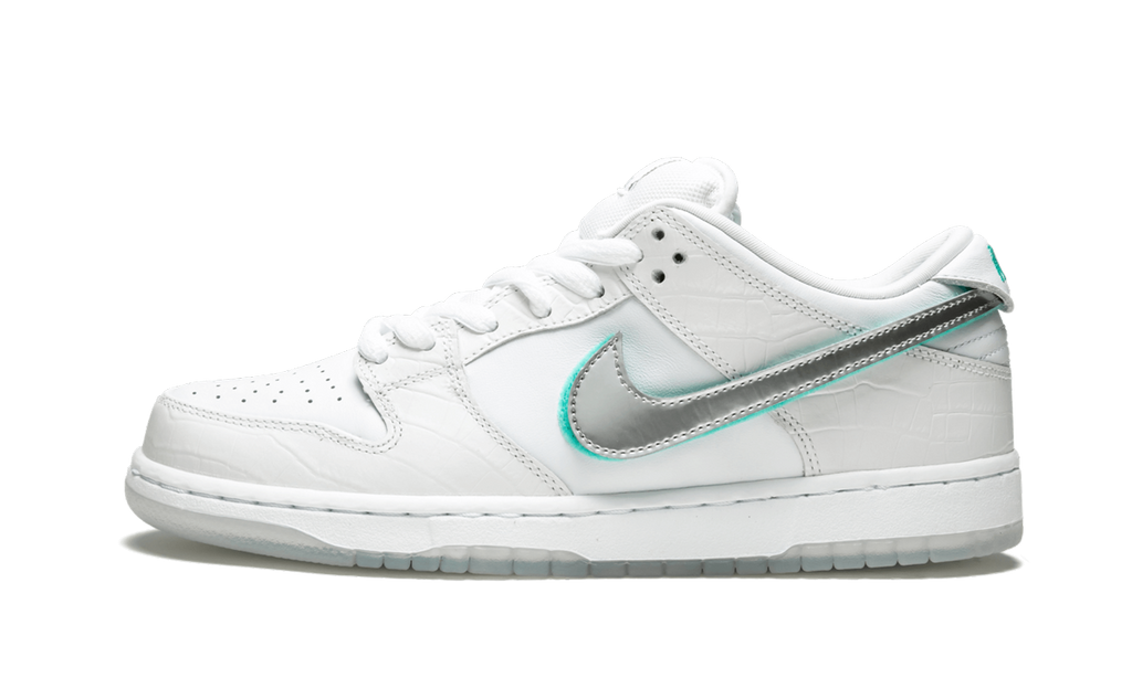 SB Dunk Low Pro OG QS "Diamond Supply White" BV1310 100