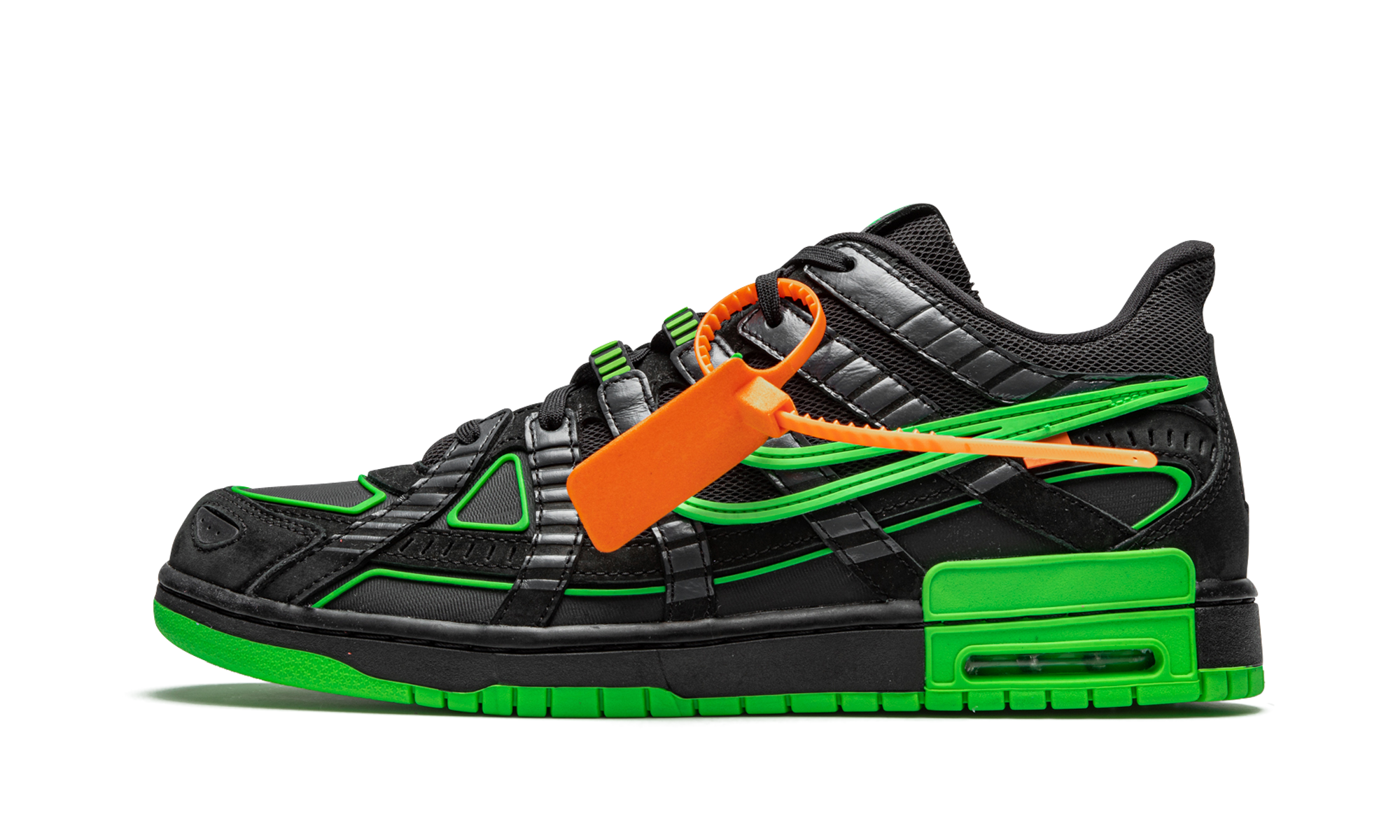 Air Rubber Dunk "Off-White - Green Strike" CU6015 001