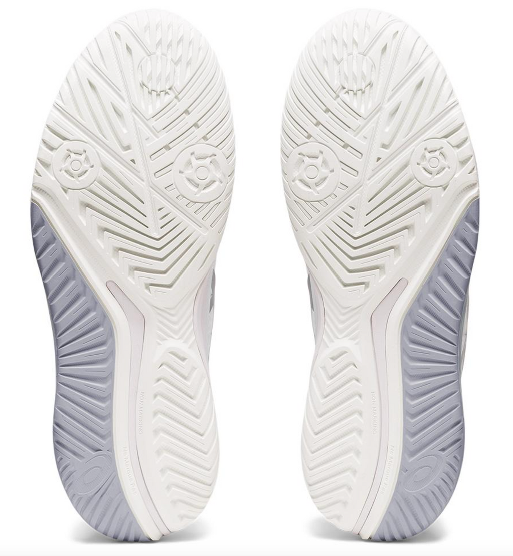 Asics Womens Gel Resolution 9 -White/Pure Silver (1042A208-100)