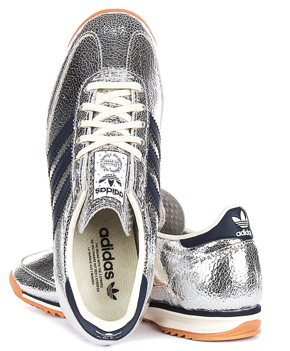 Adidas SL 72 OG W In Silver Navy For Women