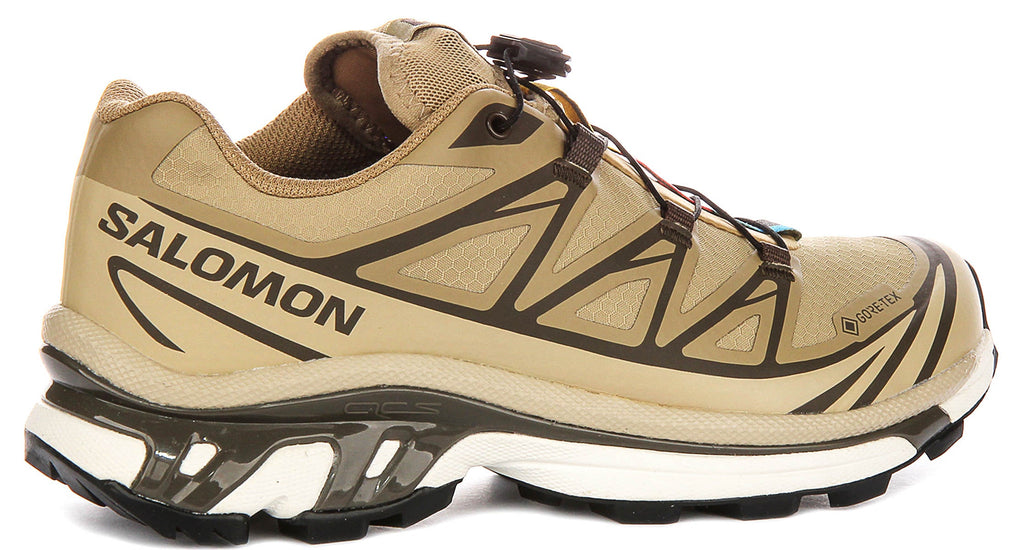 Salomon XT-6 Gortex In Tan Sneakers