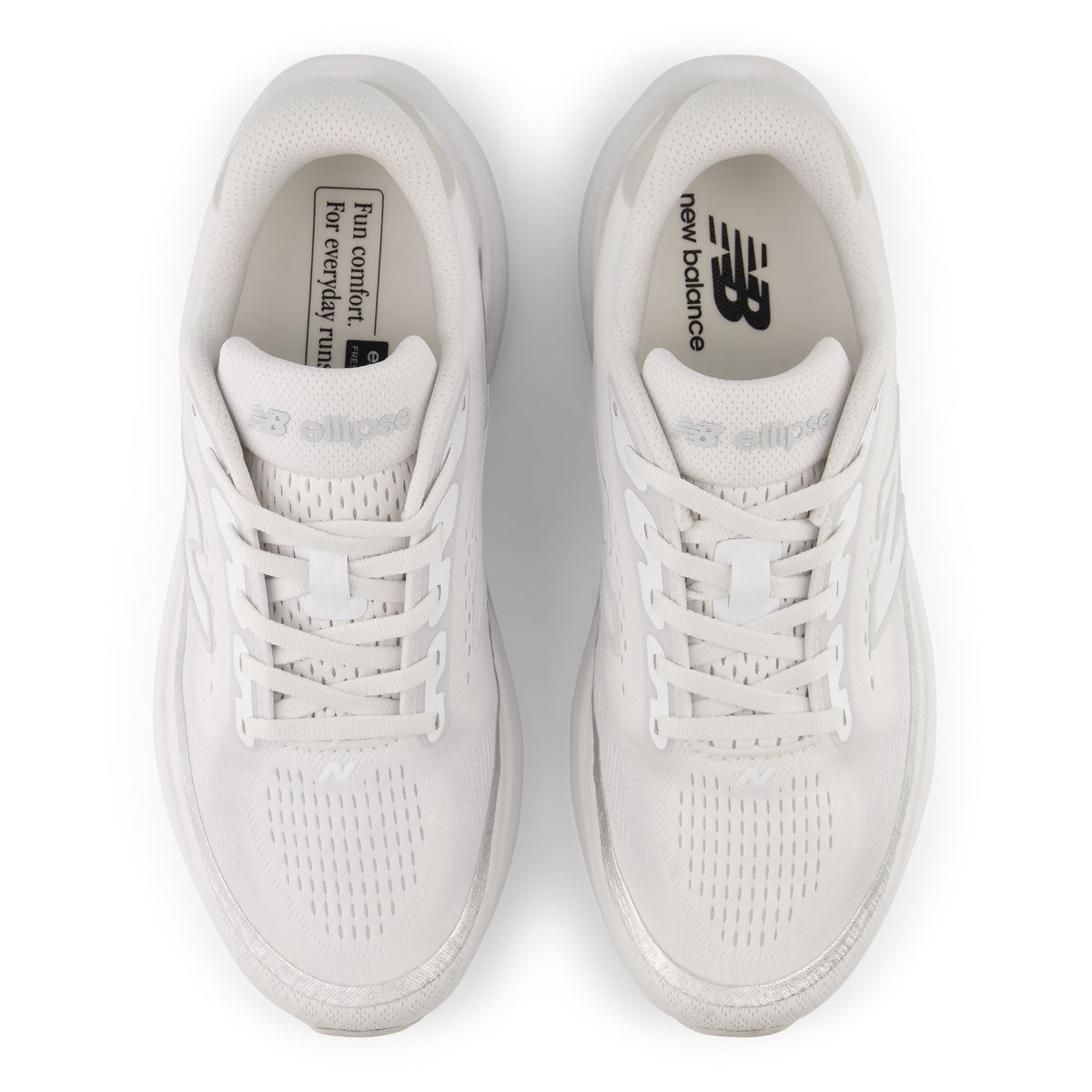 New Balance Womens Ellipse - WHITE 6 (Wide)