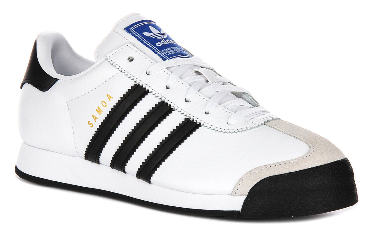 Adidas Samoa In White Black For Youth