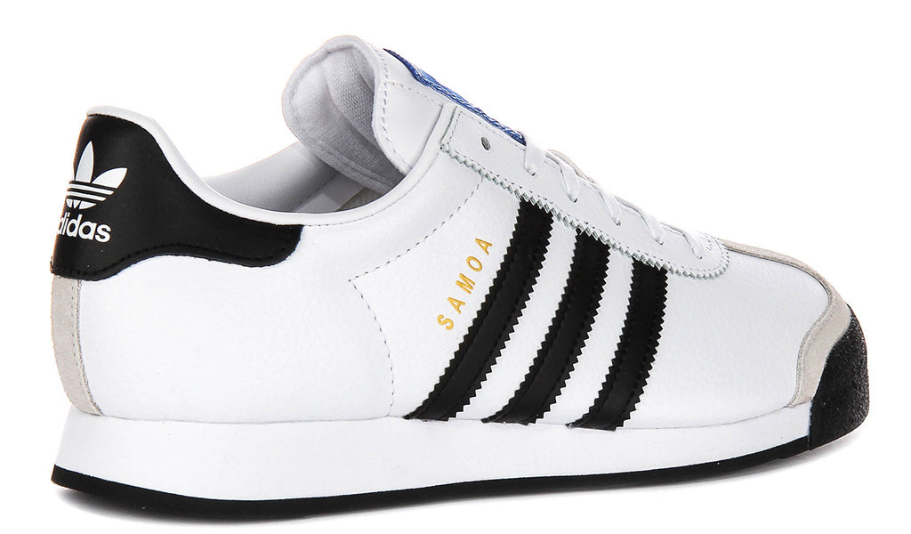 Adidas Samoa In White Black For Youth