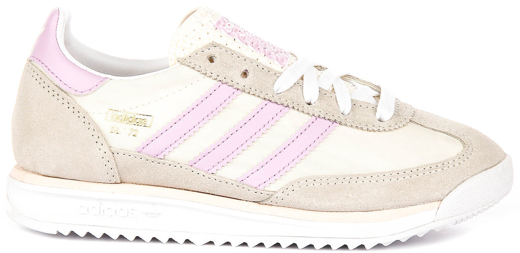 Adidas Sl 72 RS J In White Purple For Youth