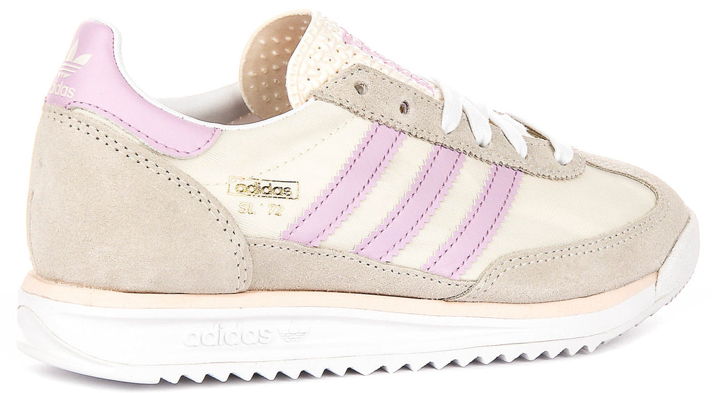 Adidas Sl 72 RS J In White Purple For Youth