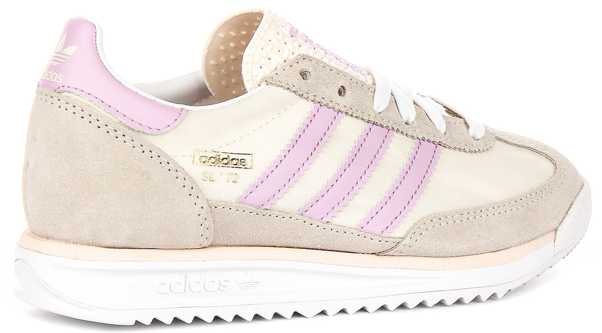 Adidas Sl 72 RS J In White Purple For Youth