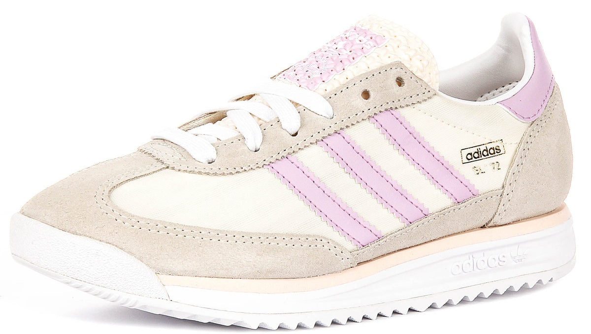 Adidas Sl 72 RS J In White Purple For Youth