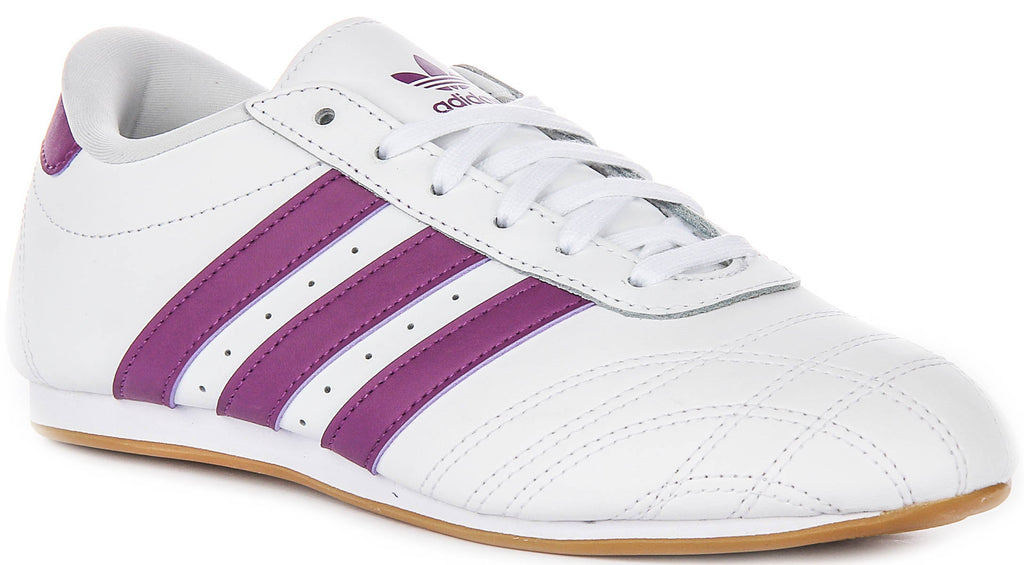 Adidas Taekwondo J In White Purple For Junior