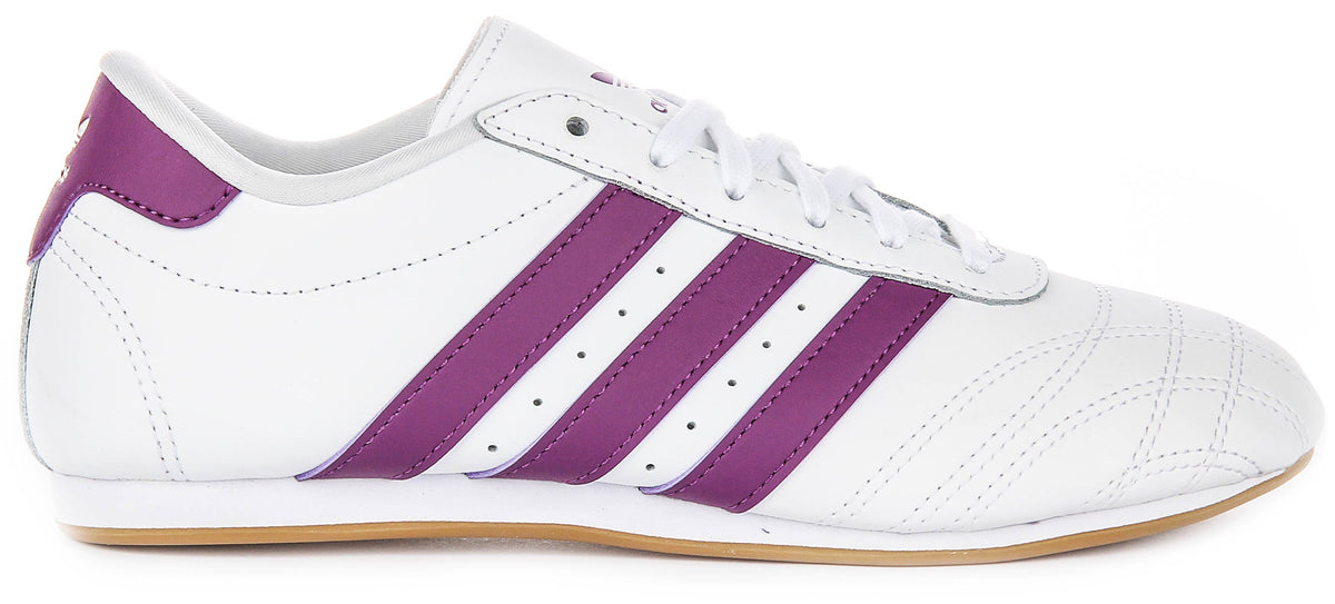 Adidas Taekwondo J In White Purple For Junior
