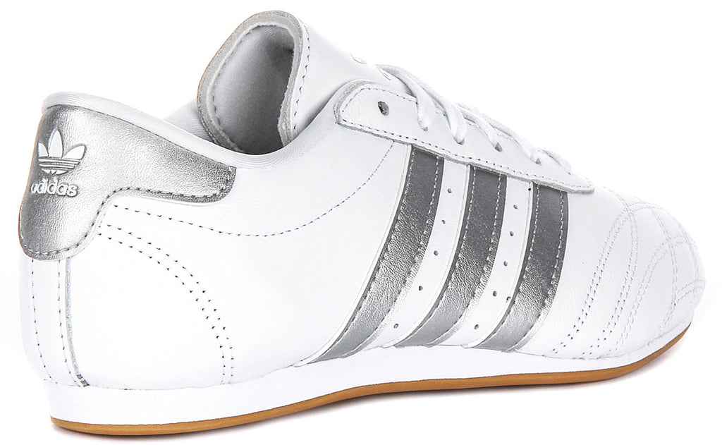 Adidas Taekwondo In White Silver For Women