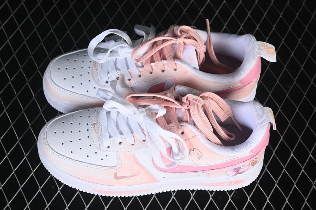 Nike Air Force 1 Custom Pink Blossom Flower