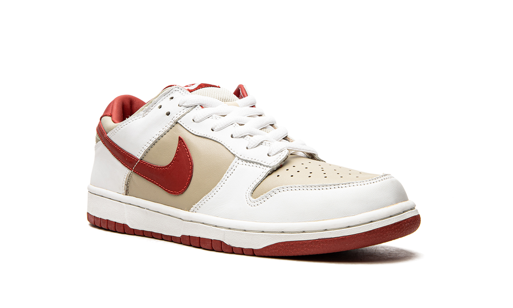 DUNK LO PRO MNS WMNS "Light Stone Varsity Red" 302517 161