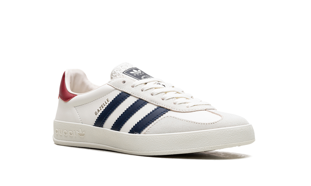 Gucci Gazelle "White/Red" 707847 UTT10 9060