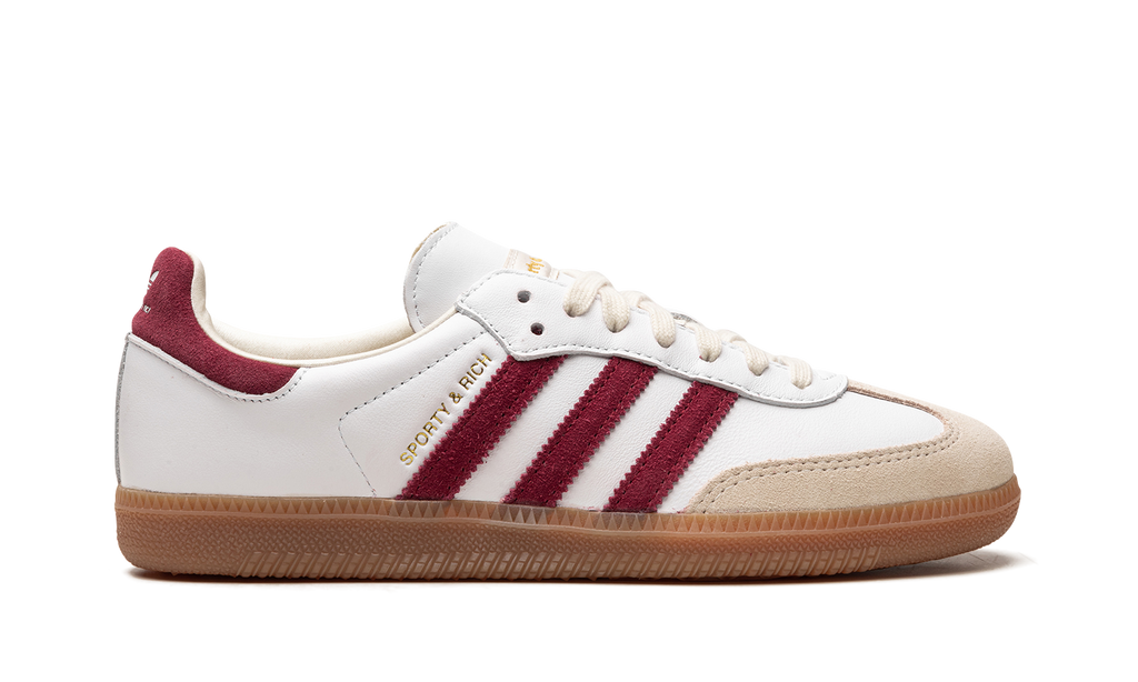 Samba OG "Sporty & Rich - White Core Burgundy" IF5660