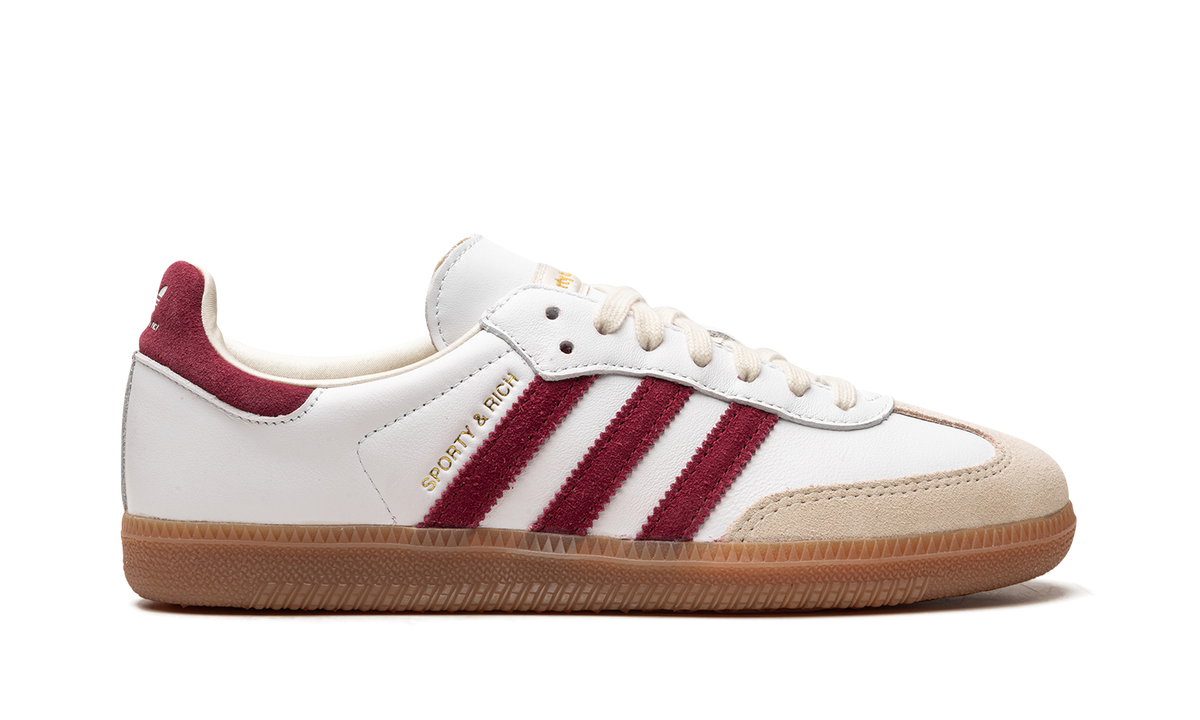 Samba OG "Sporty & Rich - White Core Burgundy" IF5660
