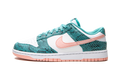 Dunk Low "Snakeskin Washed Teal Bleached Coral" DR8577 300