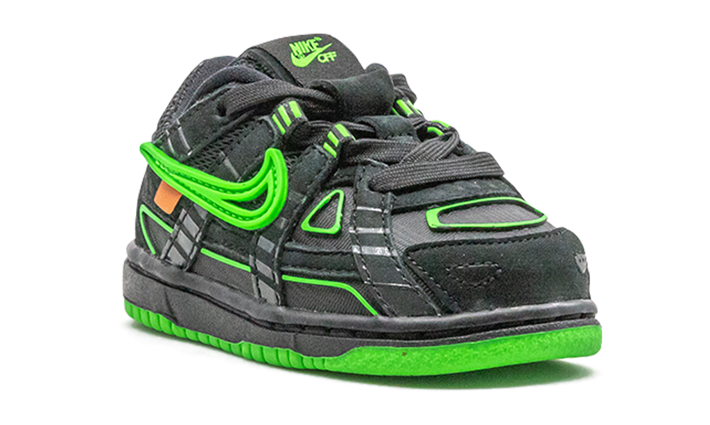 RUBBER DUNK TD "Off-White - Green Strike" CW7444 001