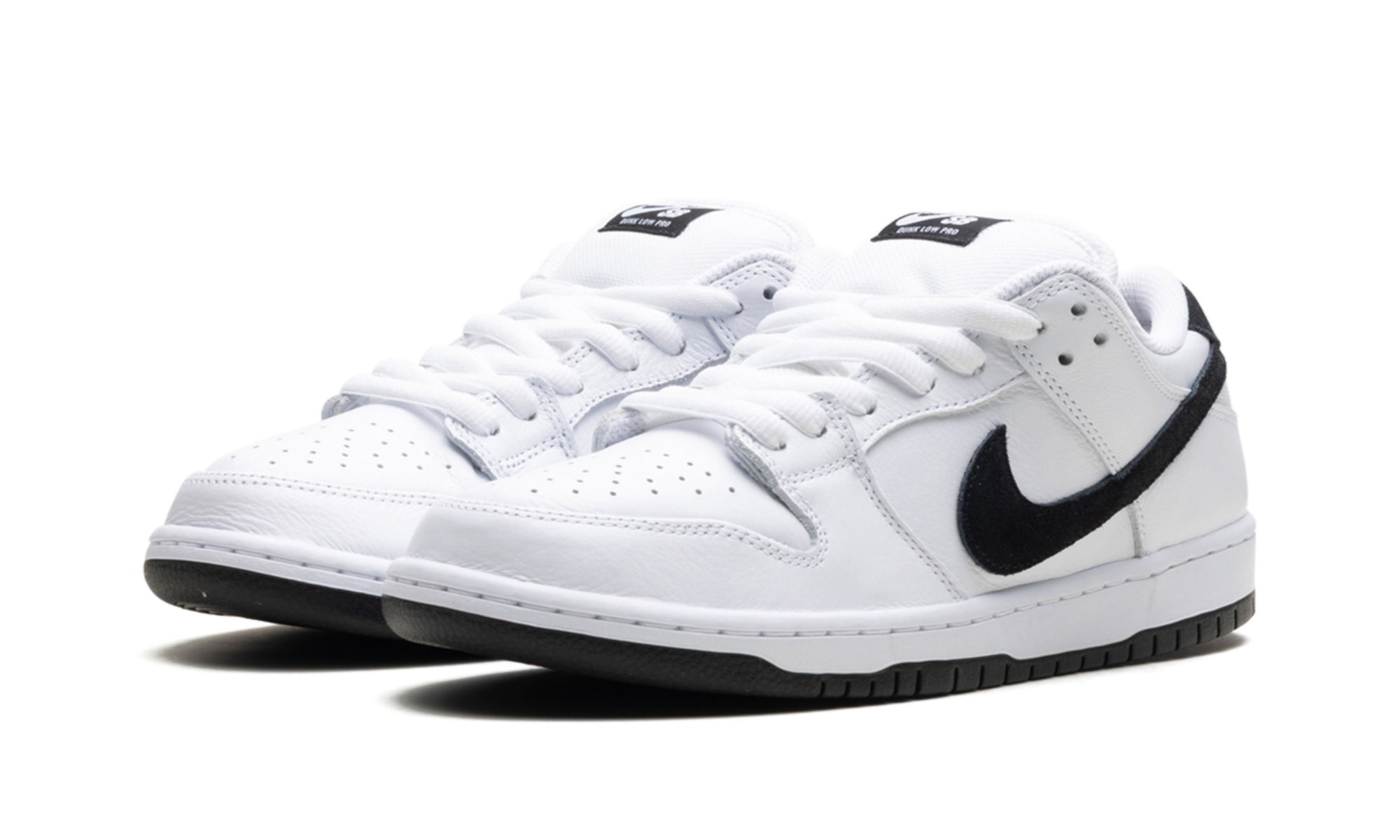 SB Dunk Low "White Black" HF3704 100