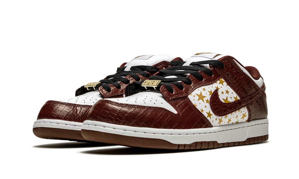 SB Dunk Low "Supreme - Stars - Barkroot Brown" DH3228 103