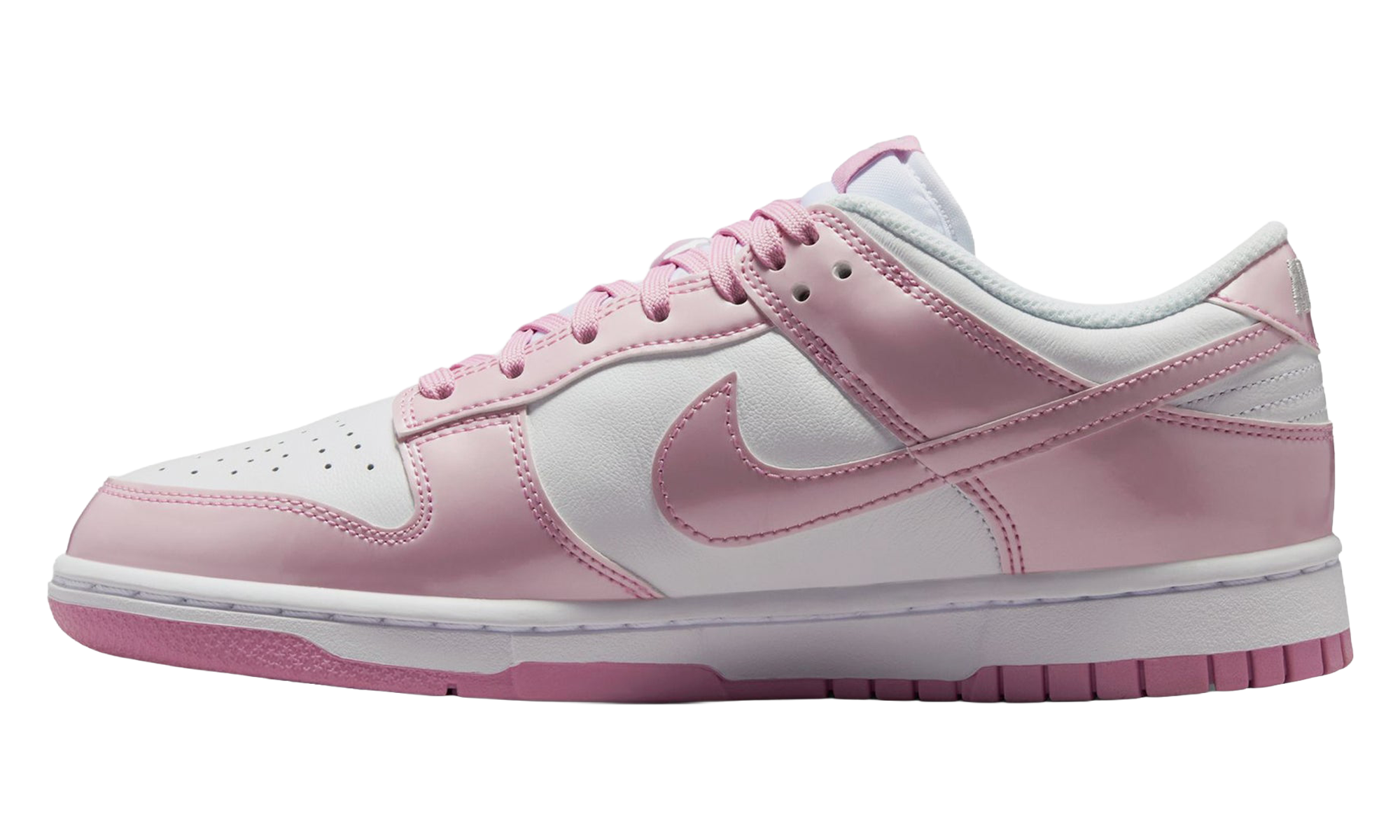 Dunk Low SE WMNS "Patent White Pink Rise" IV5104 100