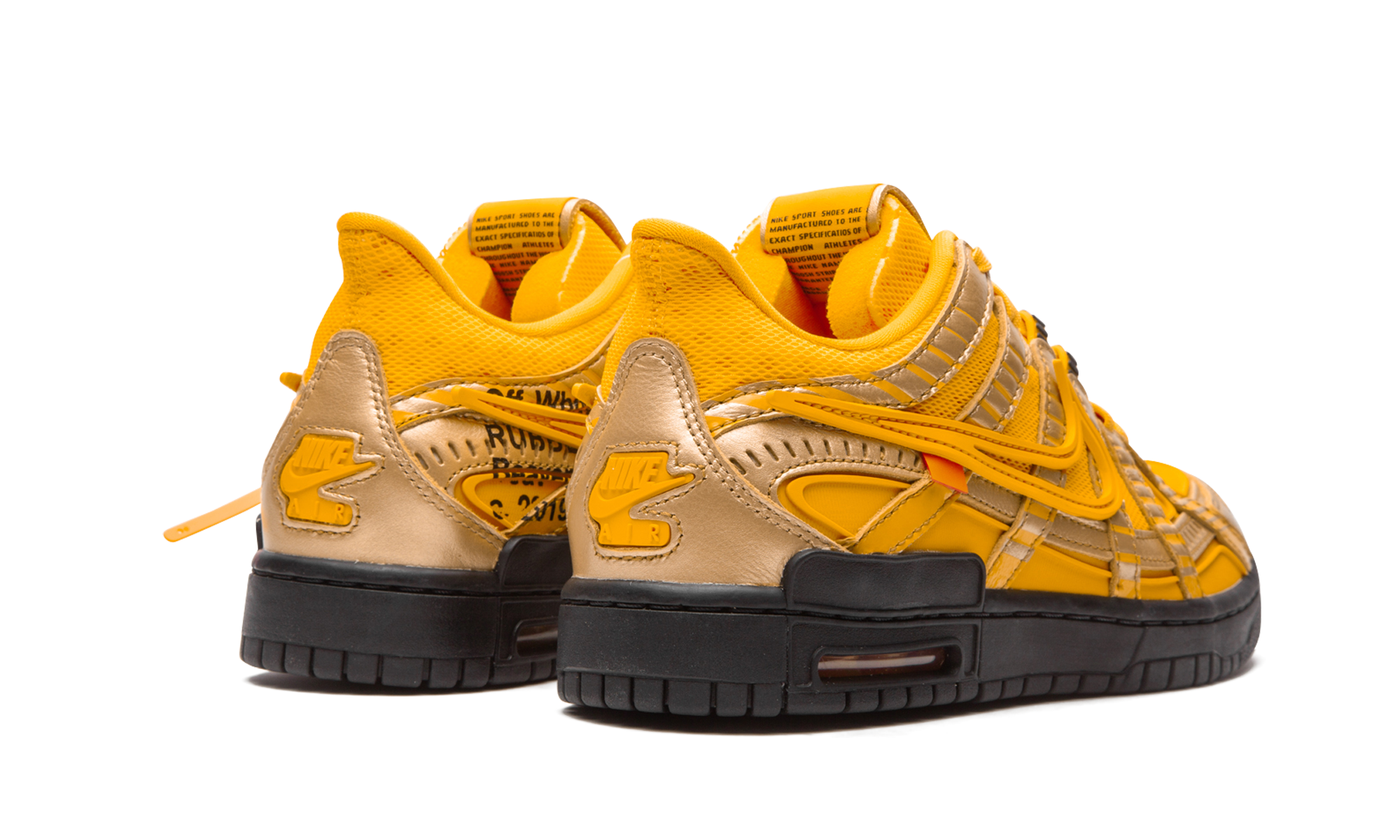 Air Rubber Dunk "Off-White- University Gold" CU6015 700