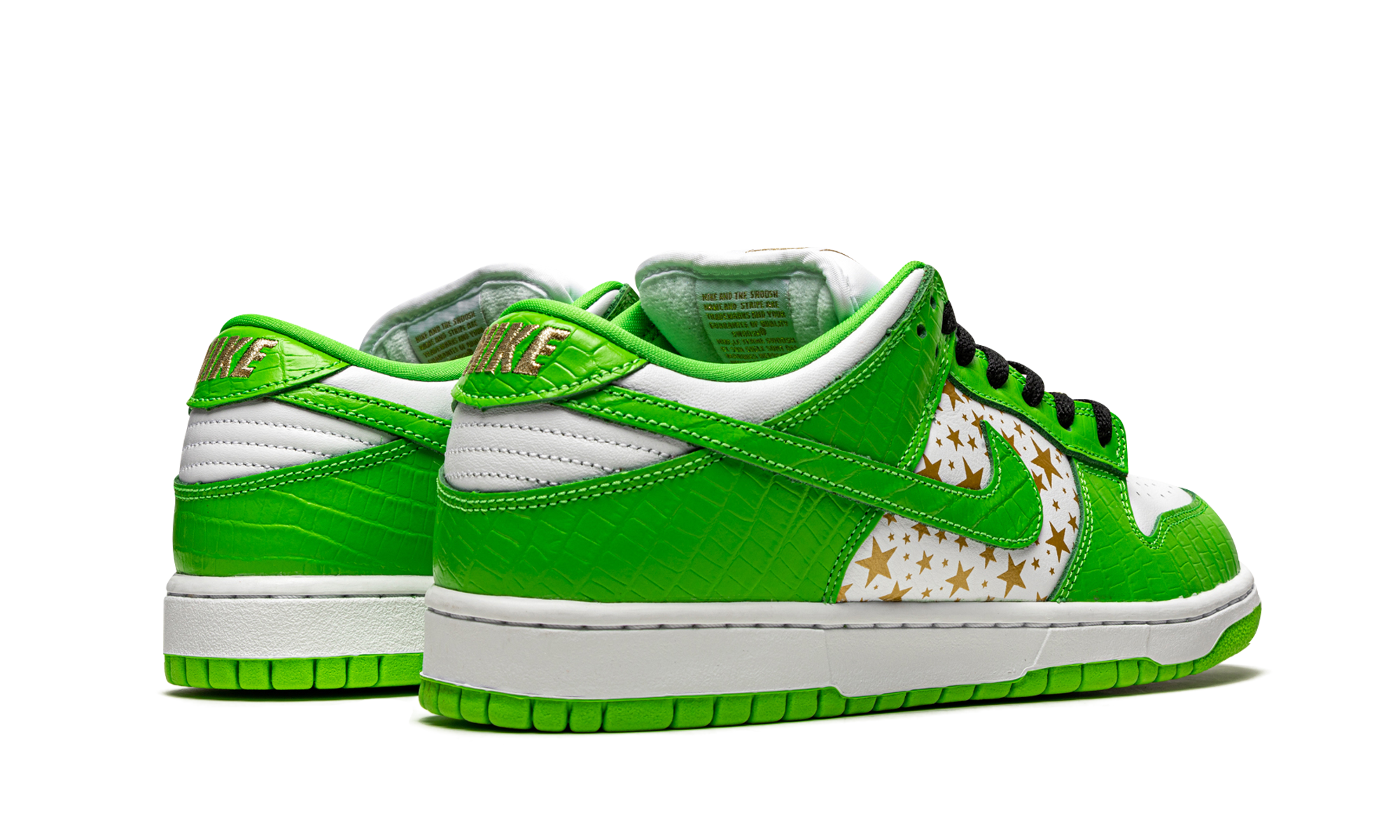 SB Dunk Low "Supreme - Stars - Mean Green" DH3228 101