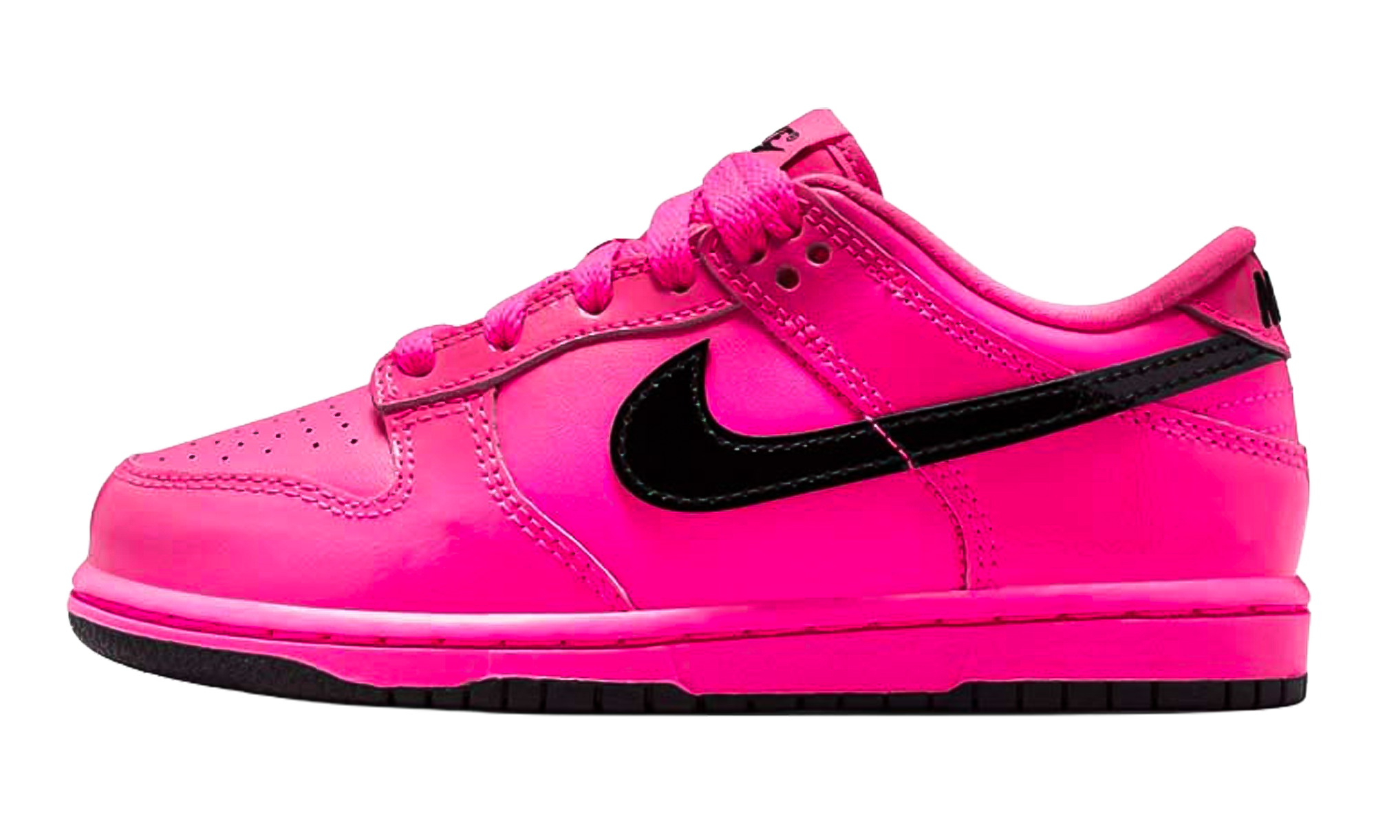 Dunk Low SE PS "Pink Blast Black Patent" IV2594 600