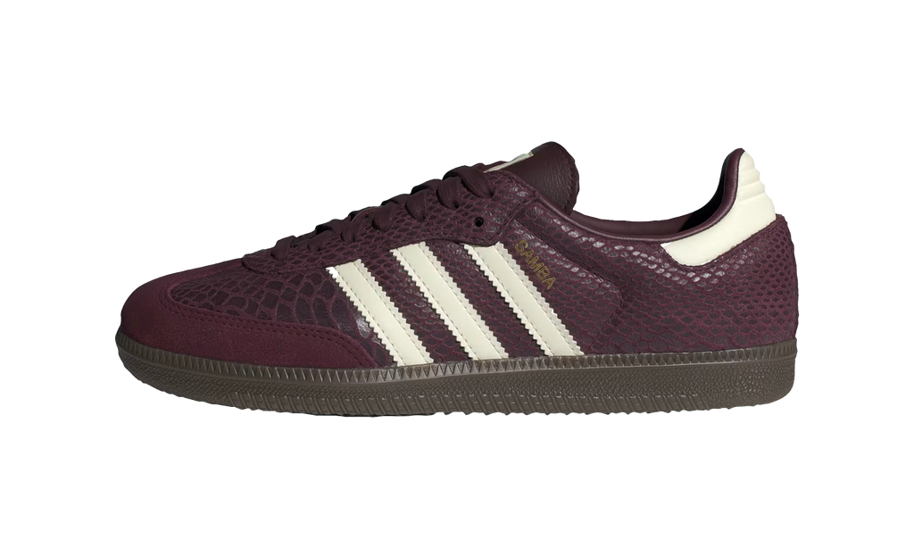 Samba OG WMNS "Snakeskin Maroon Cream White" IH3979