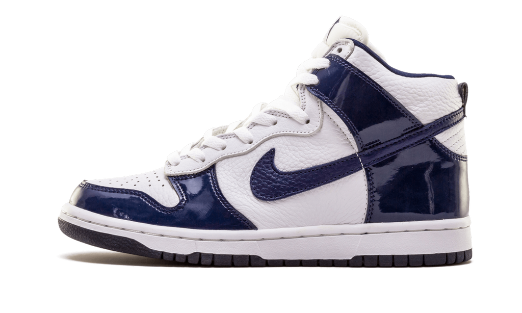 Dunk High "WHITE / MIDNIGHT NAVY" 304093 141