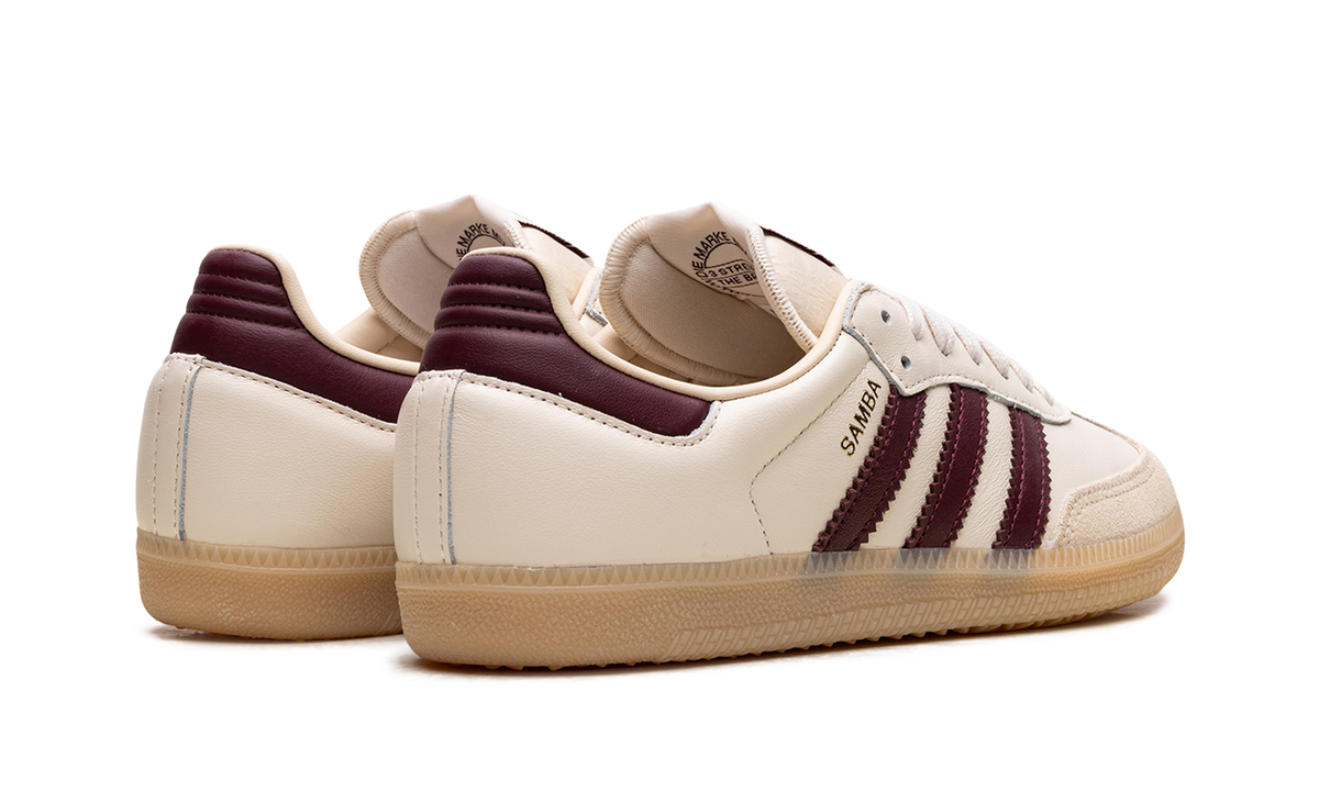 Samba OG "Cream White / Burgundy" JS3830