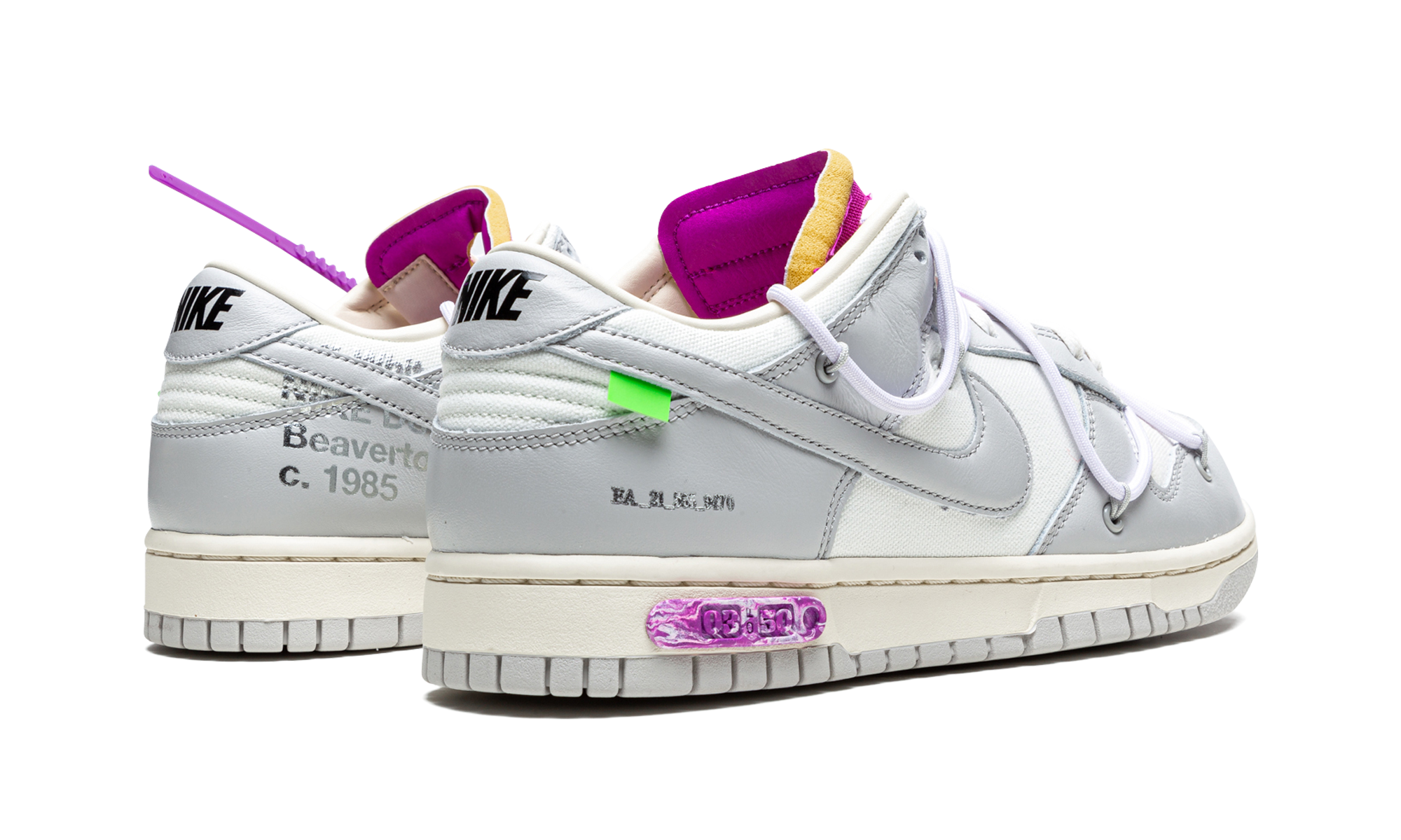 Dunk Low "Off-White - Lot 03" DM1602 118