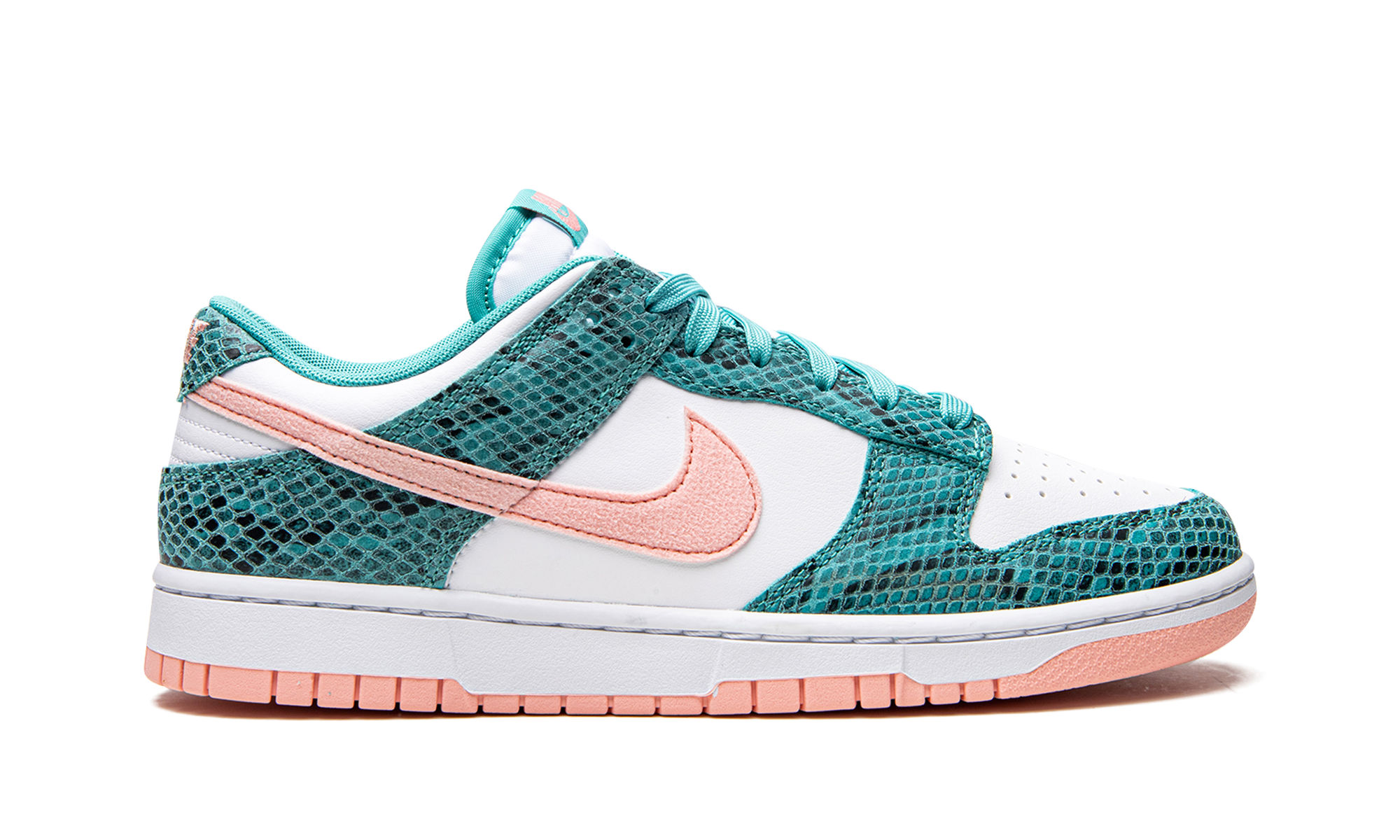 Dunk Low "Snakeskin Washed Teal Bleached Coral" DR8577 300