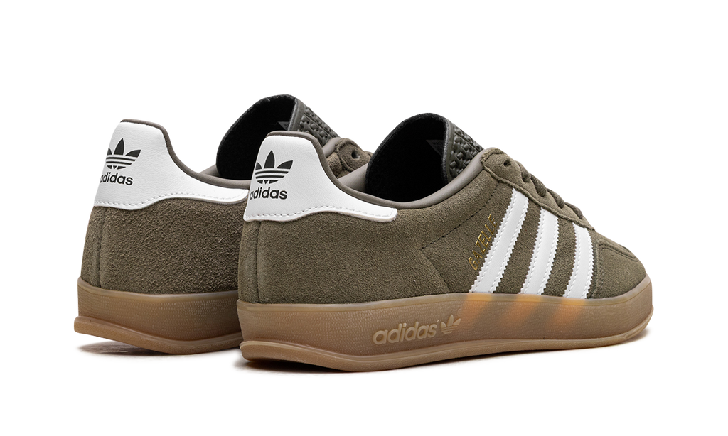 Gazelle Indoor "Olive Strata Cloud White Gum" JQ0174