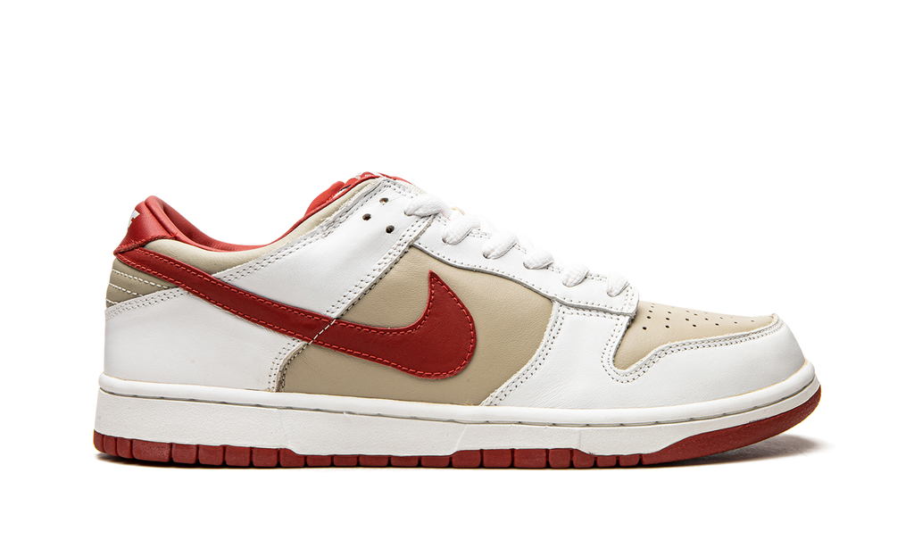 DUNK LO PRO MNS WMNS "Light Stone Varsity Red" 302517 161