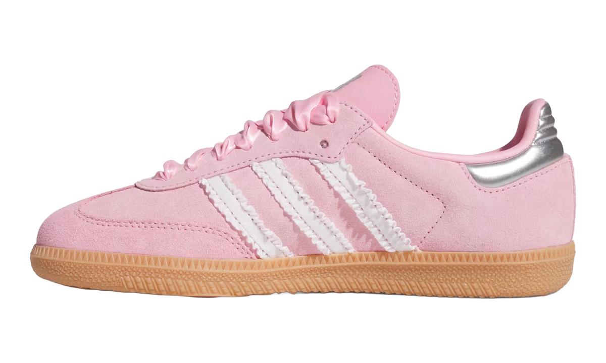 Samba OG GS "Light Pink White Ribbon Silver Metallic Gum" KJ2354
