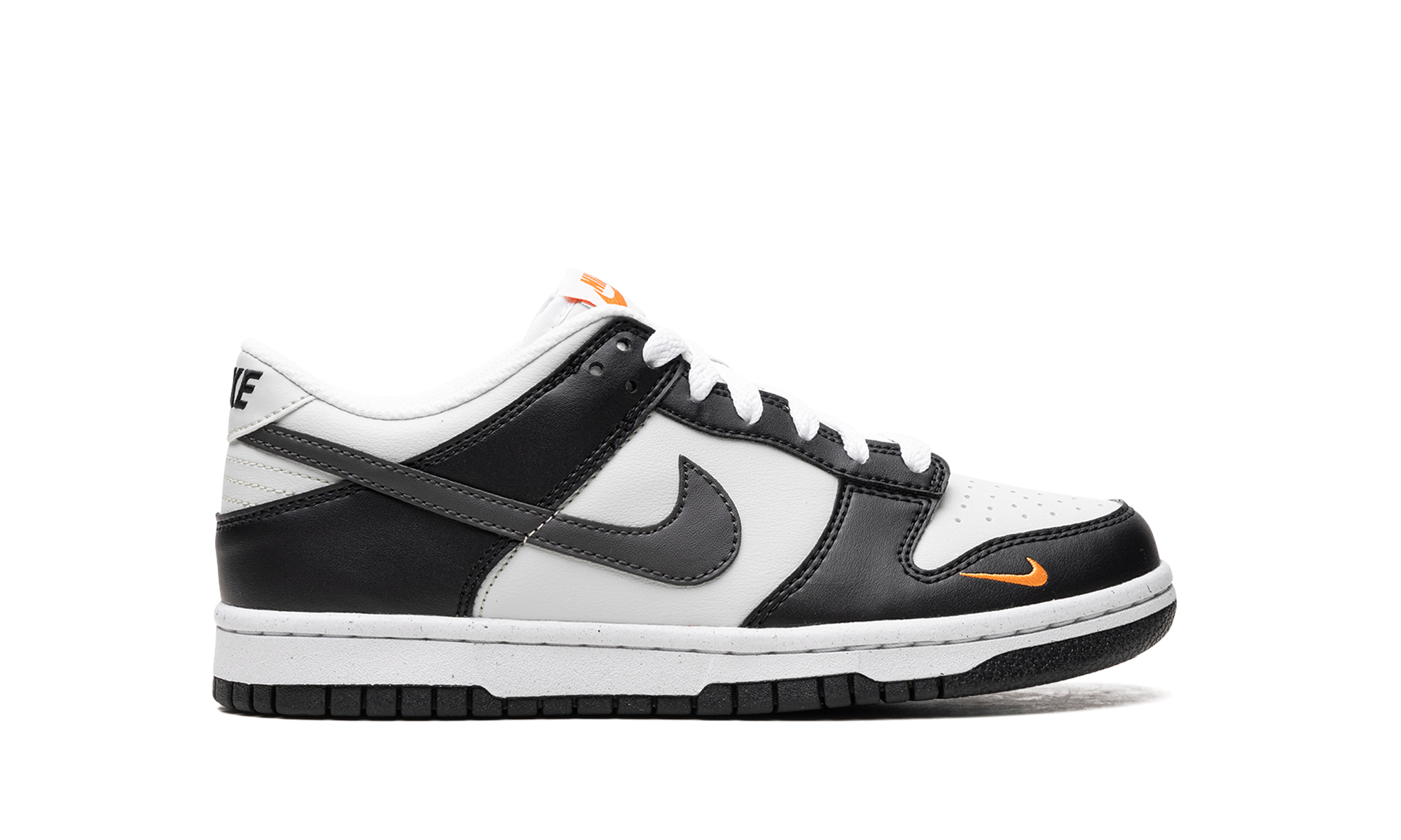 Dunk Low Next Nature GS "Black Bright Mandarin" FN7784 001