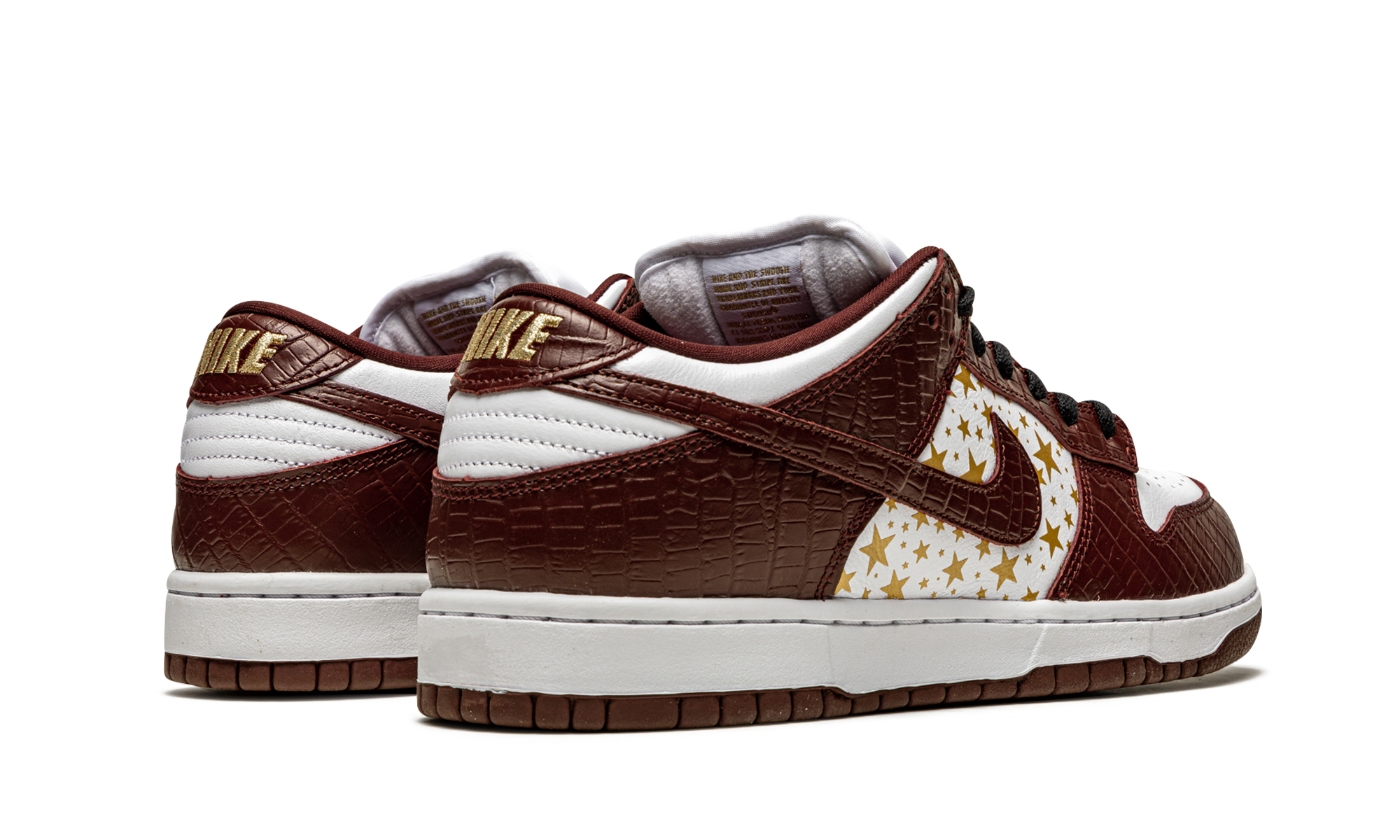 SB Dunk Low "Supreme - Stars - Barkroot Brown" DH3228 103
