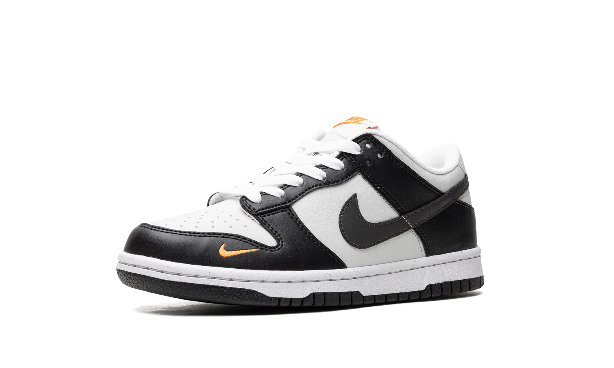 Dunk Low Next Nature GS "Black Bright Mandarin" FN7784 001