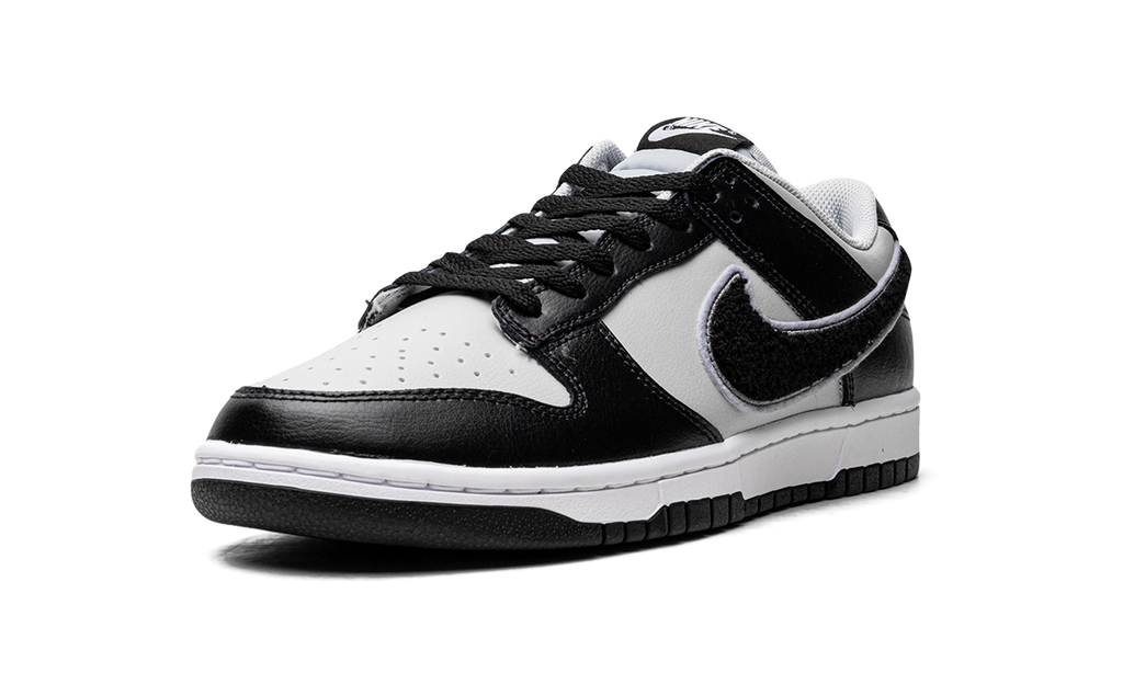 Dunk Low "Chenille Swoosh Black Grey" DQ7683 001