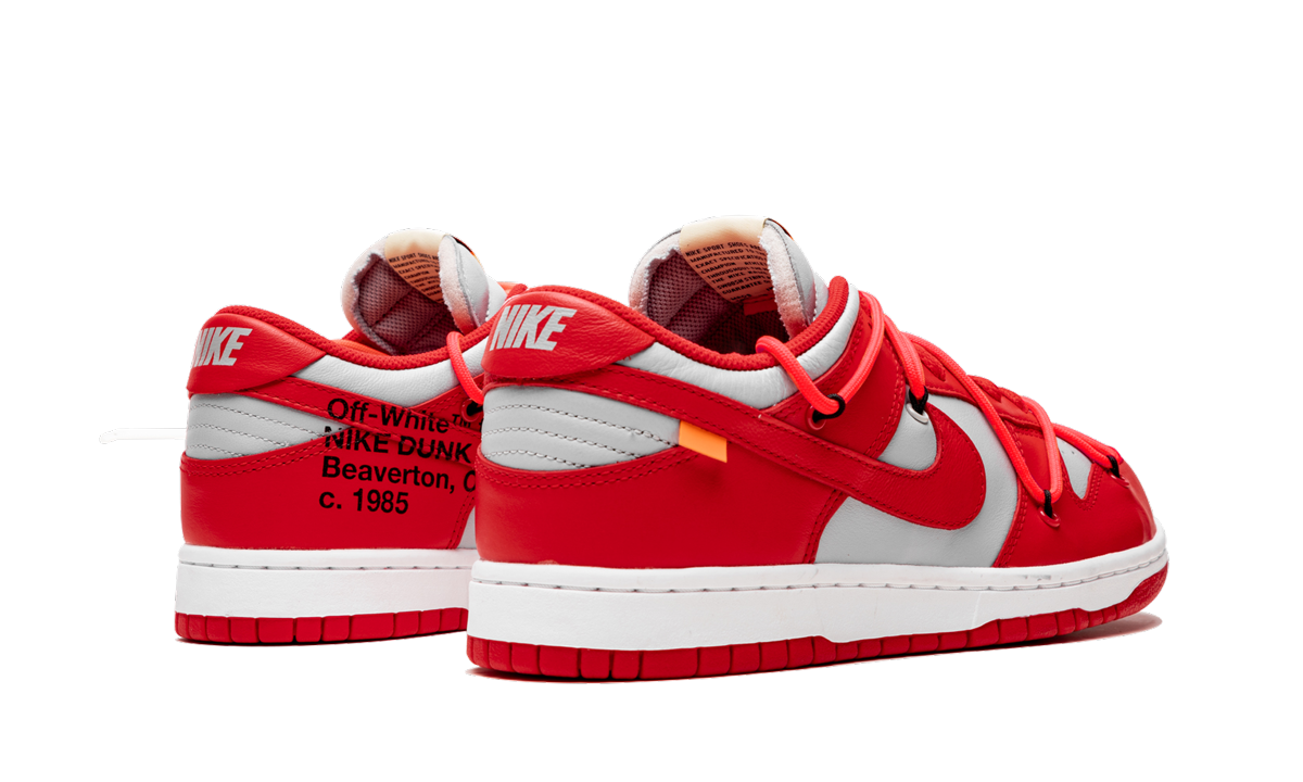 Dunk Low "Off-White - University Red" CT0856 600