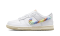 Dunk Low SE GS "Rainbow Lace Swoosh White" FN4861 100
