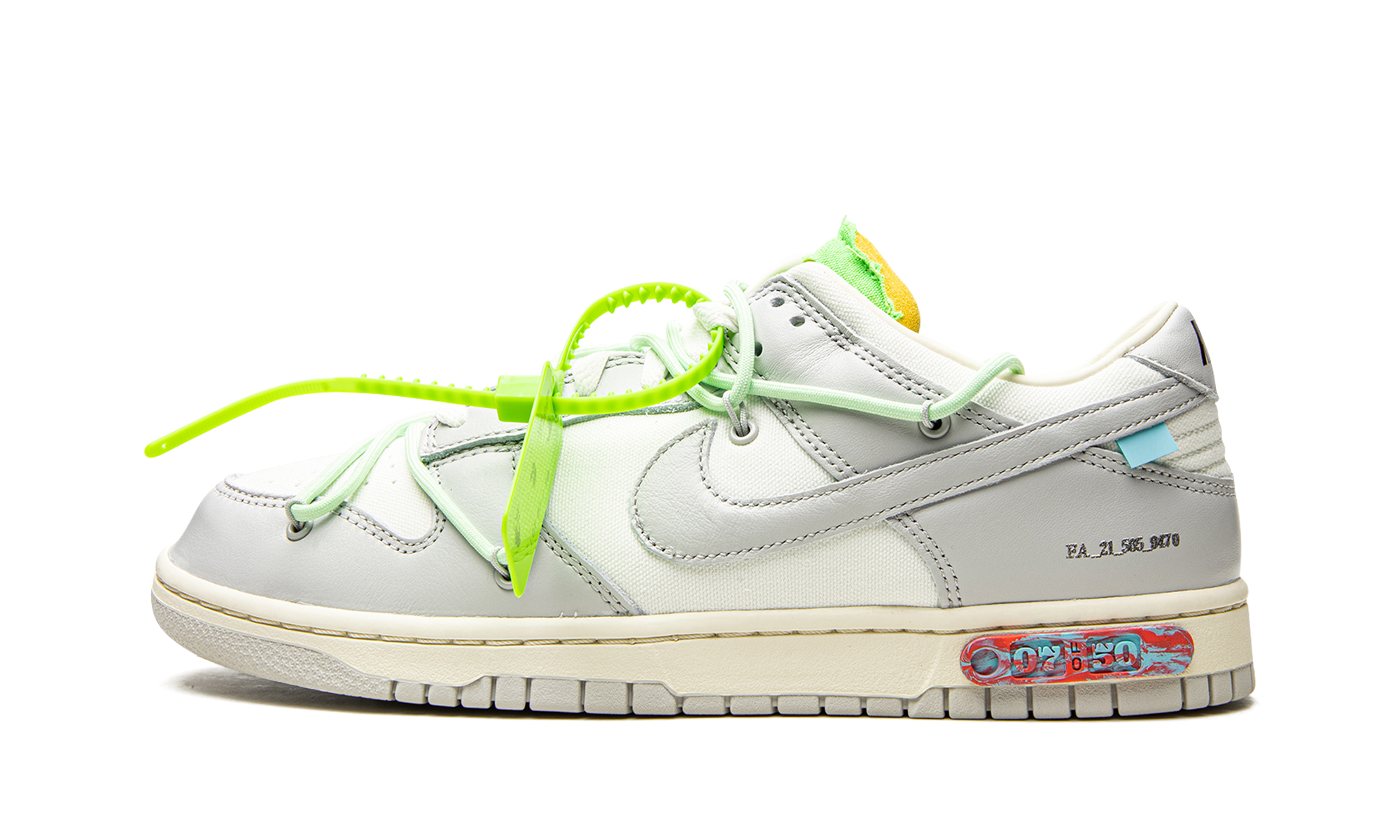 Dunk Low "Off-White - Lot 07" DM1602 108